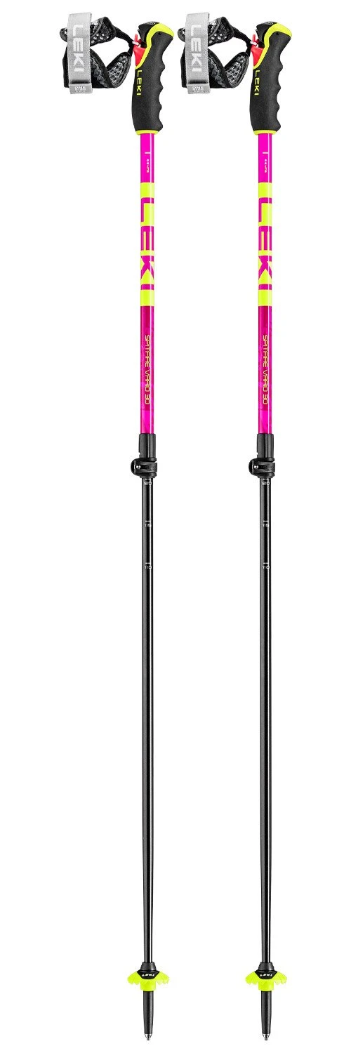 Bastones Leki Spitfire Vario 3D Neonmagenta Neonyellow Berry 3 Bastones Leki Spitfire Vario 3D Neonmagenta Neonyellow Berry