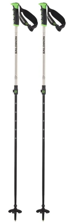 Bastones Salomon Mtn Alu S3 Rainy Day Green