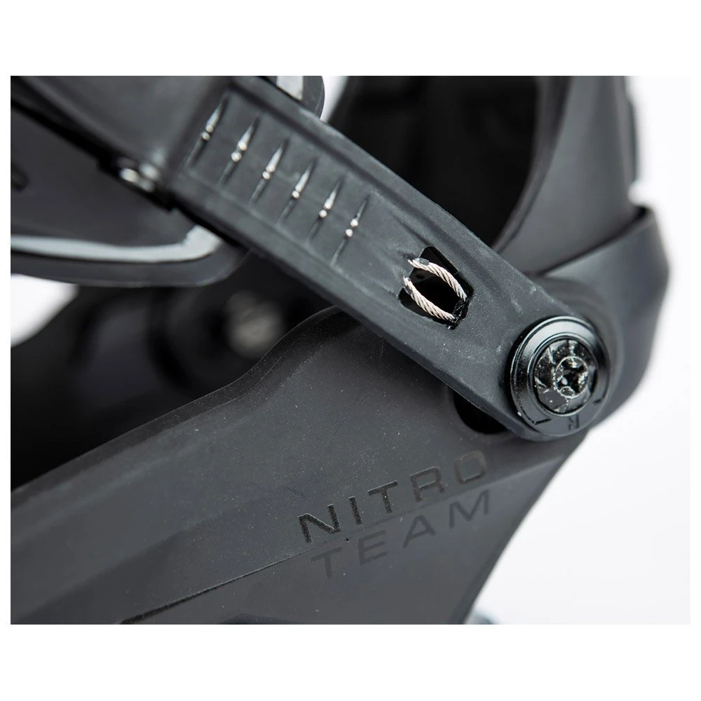 Fijaciones Snowboard Nitro Team Ultra Black 12 Fijaciones Snowboard Nitro Team Ultra Black - Imagen 10