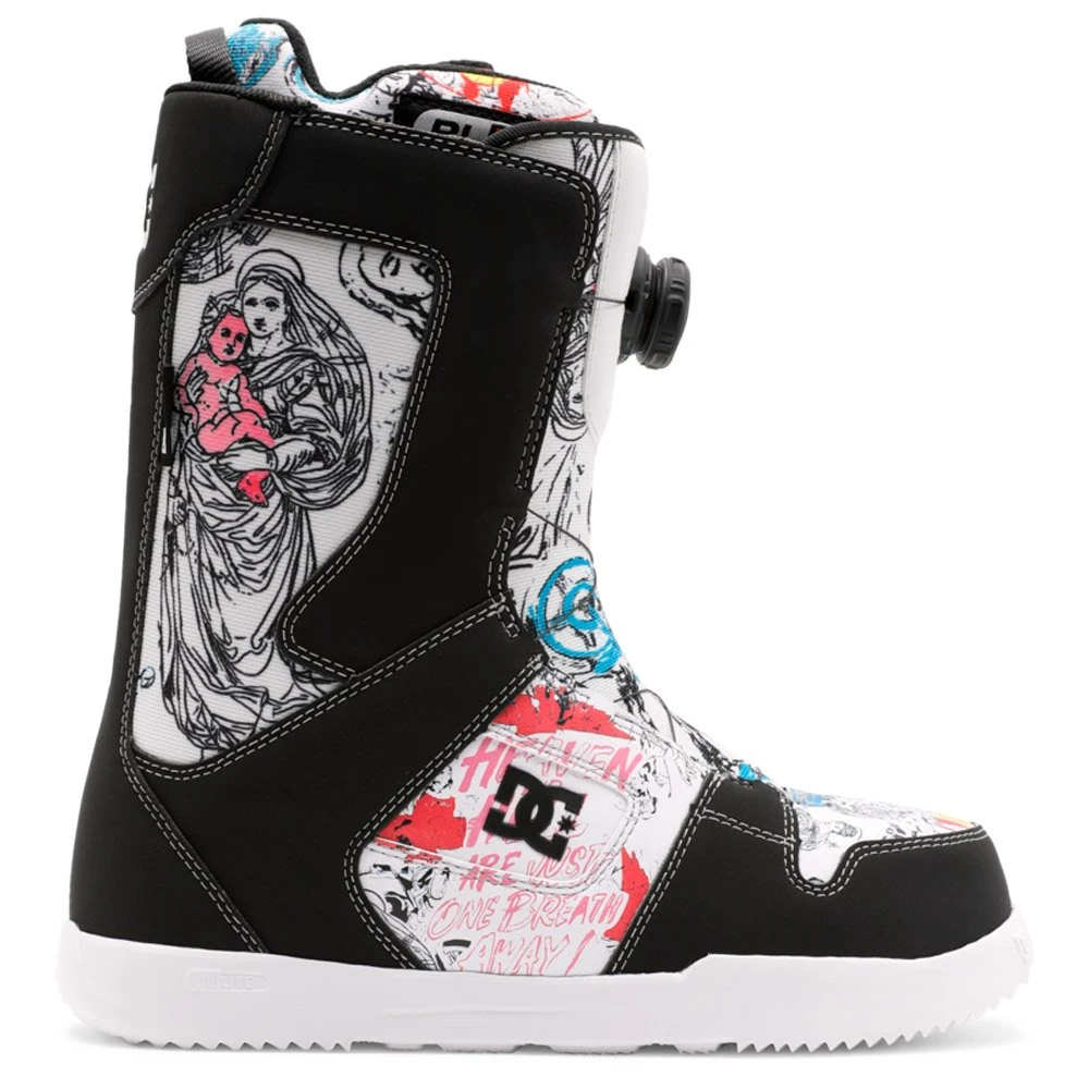 Botas DC Andy Warhol Phase Boa White Black Print 4 Botas DC Andy Warhol Phase Boa White Black Print - Imagen 2