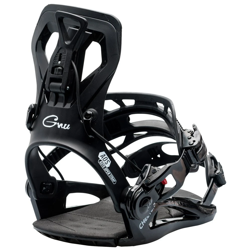 Fijaciones Snowboard Gnu Cheeter Black 3 Fijaciones Snowboard Gnu Cheeter Black