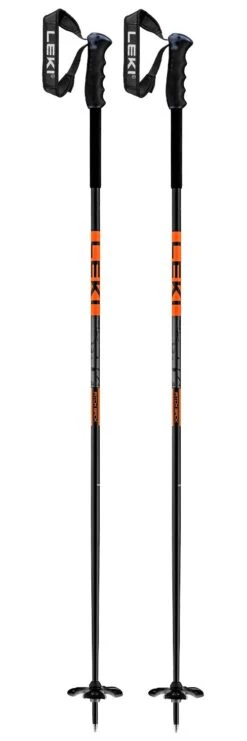 Bastones Leki Pitch Back Black Neon Orange