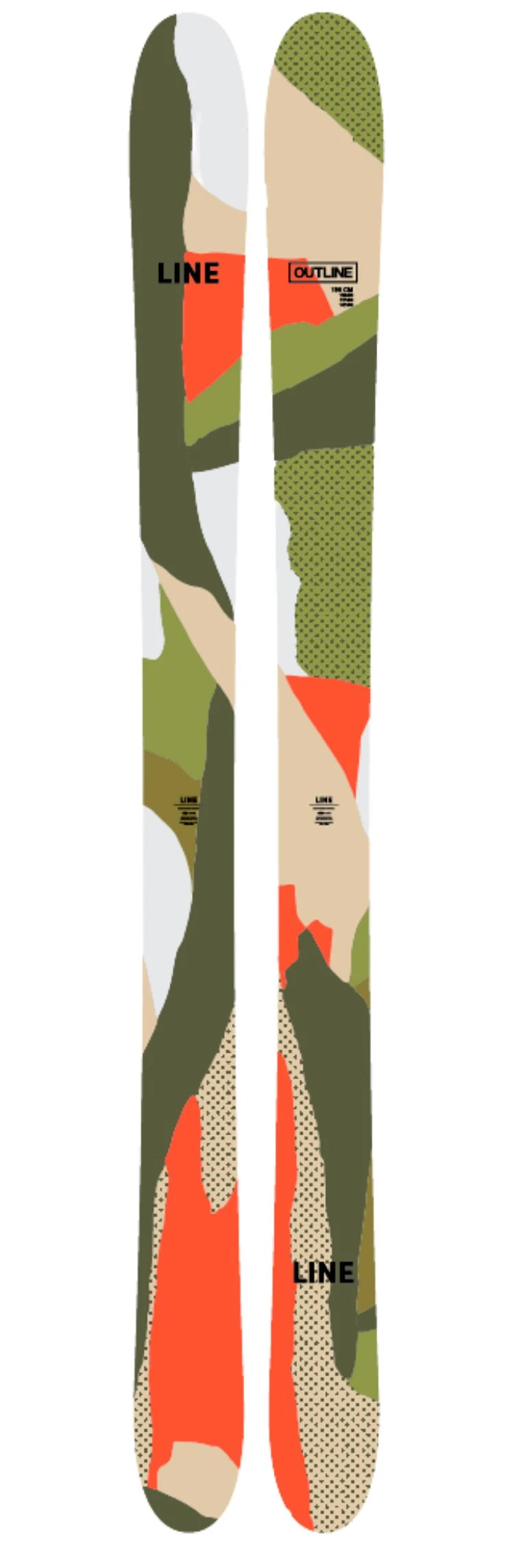 Esquís Line Outline 3 Esquís Line Outline