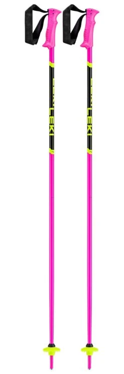Bastones Leki Racing Kids Neonpink Black Neonyellow