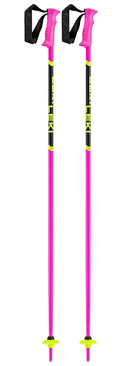 Bastones Leki Racing Kids Neonpink Black Neonyellow 3 Bastones Leki Racing Kids Neonpink Black Neonyellow