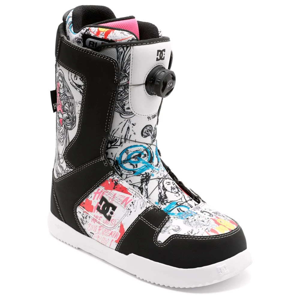 Botas DC Andy Warhol Phase Boa White Black Print 3 Botas DC Andy Warhol Phase Boa White Black Print