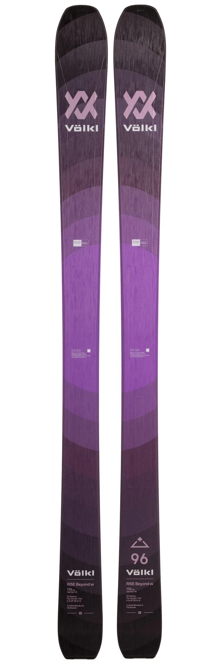 Esquís De Travesía Volkl Rise Beyond 96 W 3 Esquís De Travesía Volkl Rise Beyond 96 W