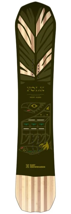 Tabla De Snowboard Easy Snowboard Folk