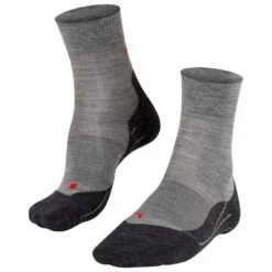 Calcetines Esquí Nórdico Falke Ru4 Wool W Grey Mel
