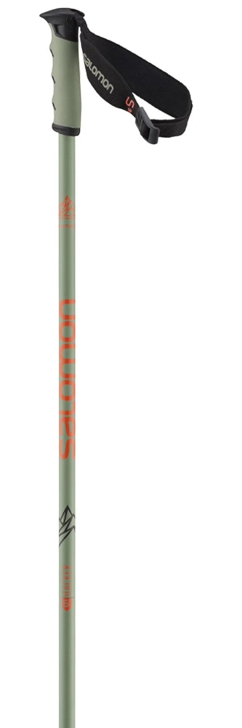 Bastones Salomon Hacker S3 Green 4 Bastones Salomon Hacker S3 Green - Imagen 2