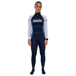 Ropa Interior Técnica Swix Racex Classic Half Zip W Dark Navy Lake Blue -Esquí Equipos Tienda 83cf4391b545fbff2d51ceb34b16b82e400ff761 H24SWIXACC4410769 901