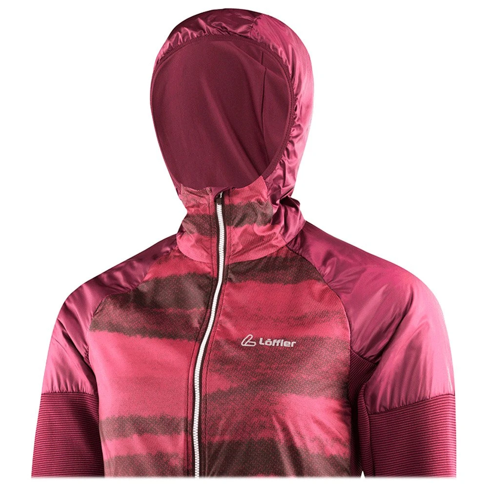 Chaqueta Esquí Nórdico Loffler W Hooded Hybrid Lumina Purpur 4 Chaqueta Esquí Nórdico Loffler W Hooded Hybrid Lumina Purpur - Imagen 2