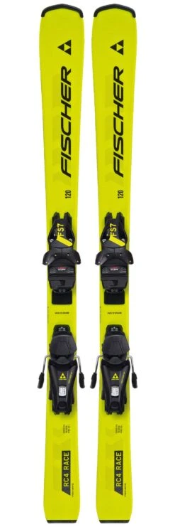 Fischer Pack Esquí Alpino Rc4 Race Jr Jrs (130-150) + Fij