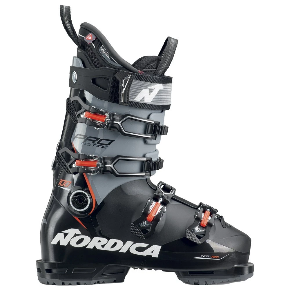 Botas De Esquí Nordica Pro Machine 100 Gw Black Grey Red 3 Botas De Esquí Nordica Pro Machine 100 Gw Black Grey Red