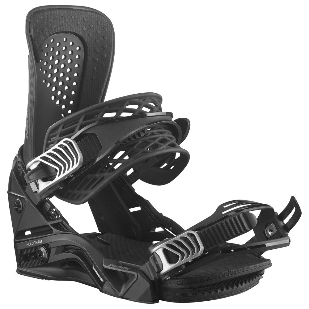 Fijaciones Snowboard Salomon Hologram Black 4 Fijaciones Snowboard Salomon Hologram Black - Imagen 2