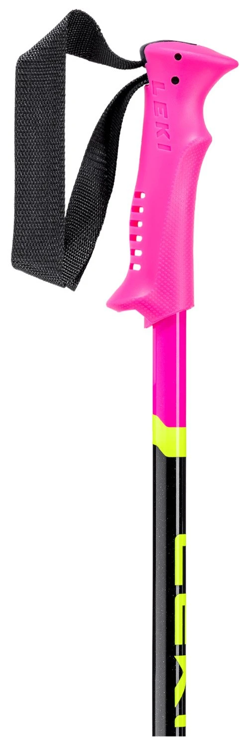 Bastones Leki Racing Kids Neonpink Black Neonyellow 4 Bastones Leki Racing Kids Neonpink Black Neonyellow - Imagen 2
