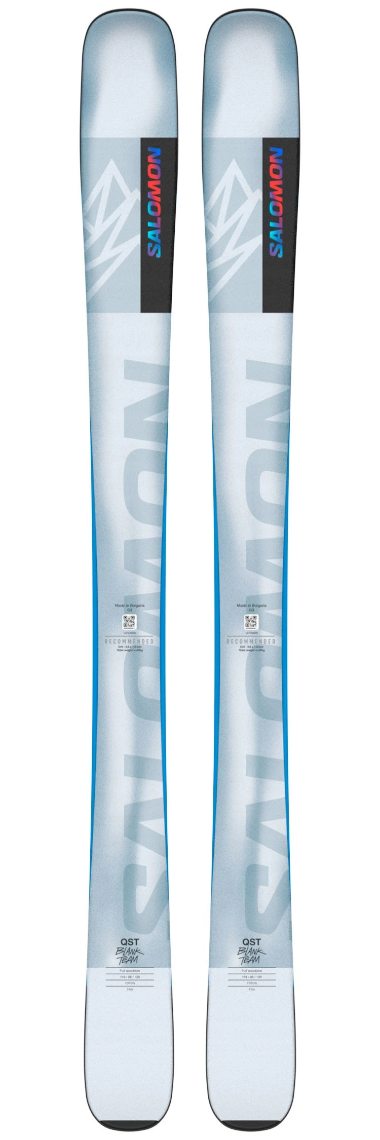 Esquís Salomon Qst Blank Team 3 Esquís Salomon Qst Blank Team