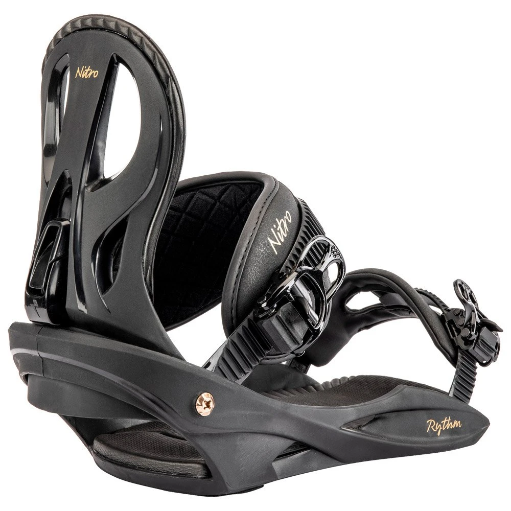 Fijaciones Snowboard Nitro Rythm Black Bronze 3 Fijaciones Snowboard Nitro Rythm Black Bronze