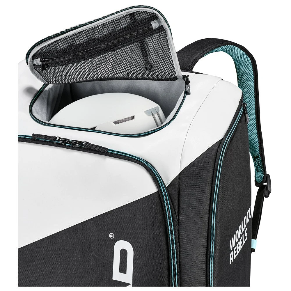 Funda Botas Head Rebels Racing Backpack 95L Black White 6 Funda Botas Head Rebels Racing Backpack 95L Black White - Imagen 4